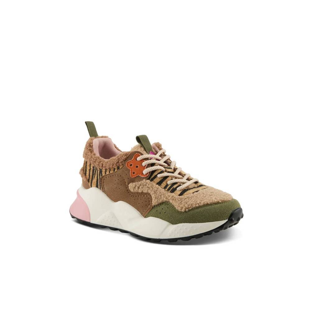 NEW PATRIZIA women's color me fun sneakers in beige multi